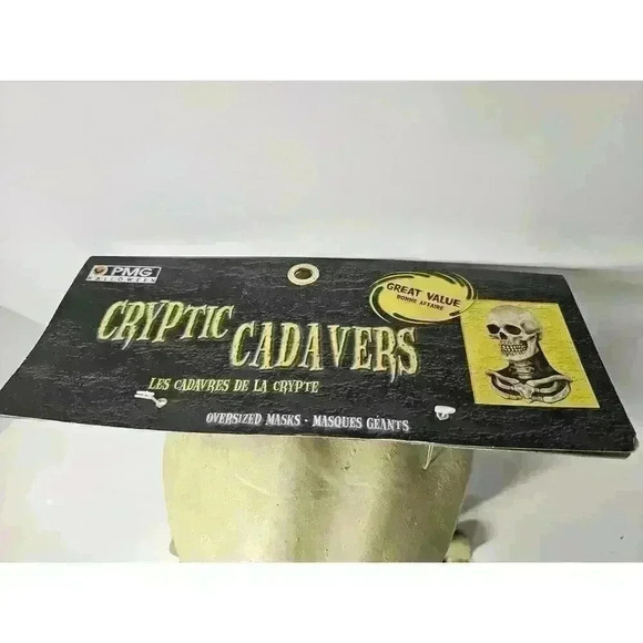 NWT Cryptic Cadavers Skeleton Head Mask Paper Magic Group 2001 - Picture 4 of 6